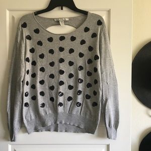 Heart Print Sweater